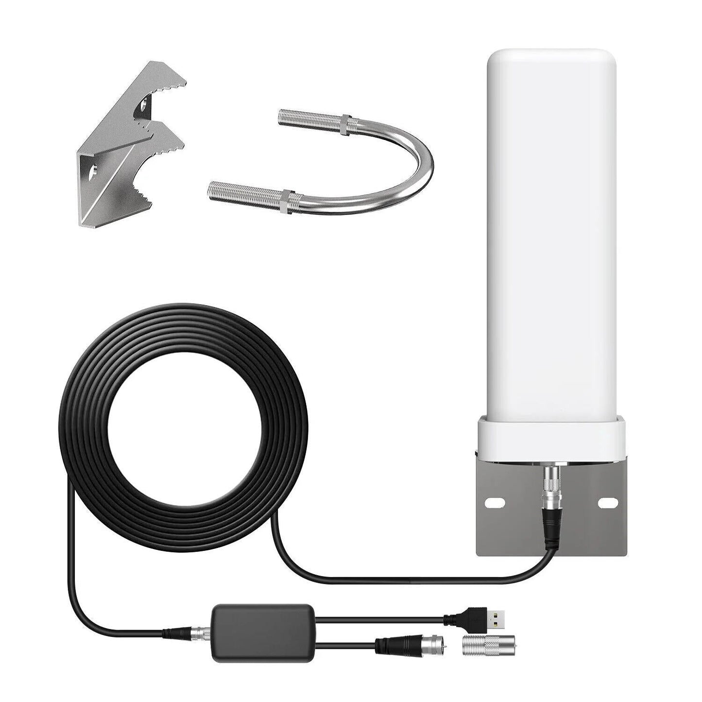 Extra Range 360° Premium Antenna™ - Amplified Outdoor HDTV Antenna for Uninterrupted Viewing - 4