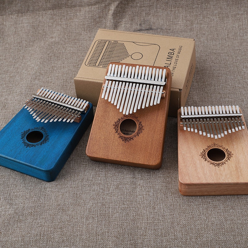 Handmade Mahogany Kalimba (17 Keys)