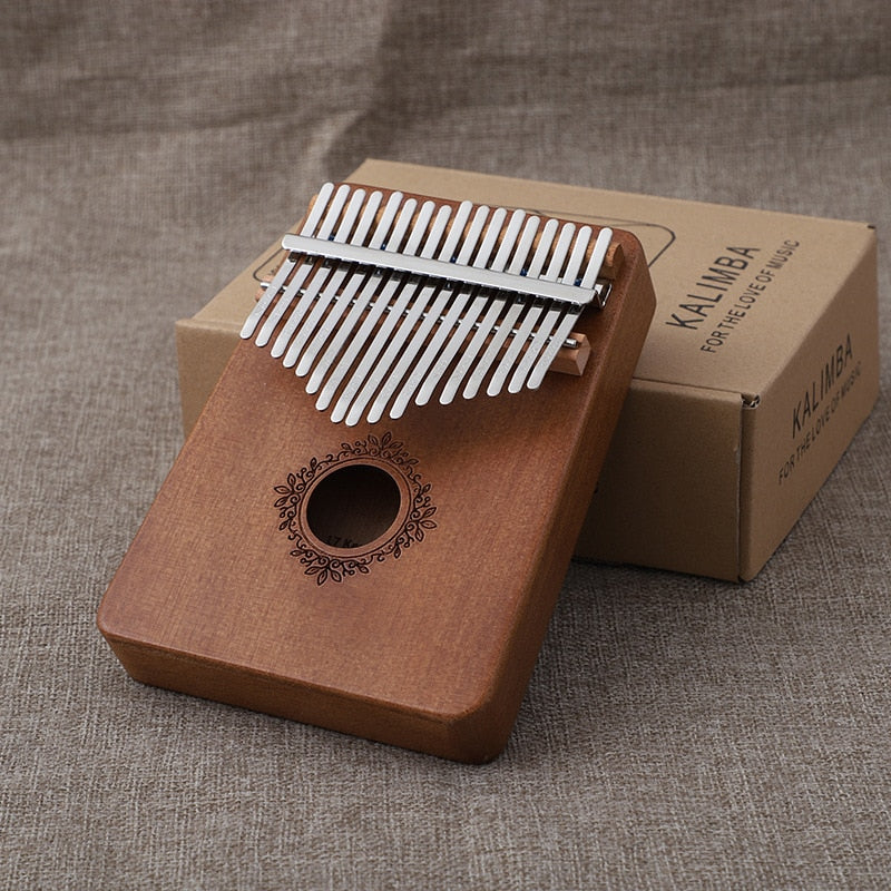 Handmade Mahogany Kalimba (17 Keys)
