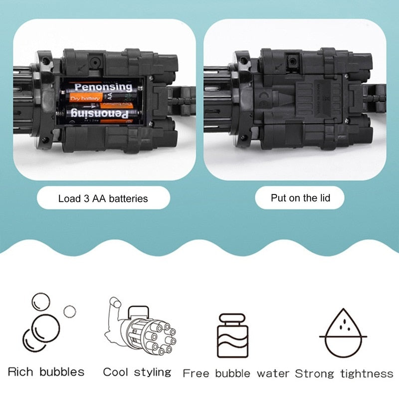 Mini Bubble Machine Gun