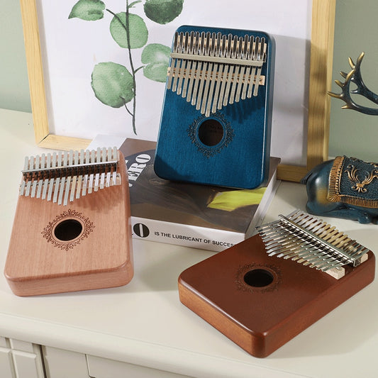 Handmade Mahogany Kalimba (17 Keys)