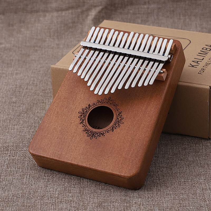 Handmade Mahogany Kalimba (17 Keys)