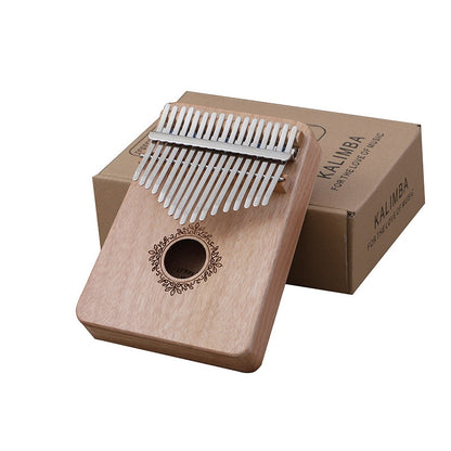 Handmade Mahogany Kalimba (17 Keys)